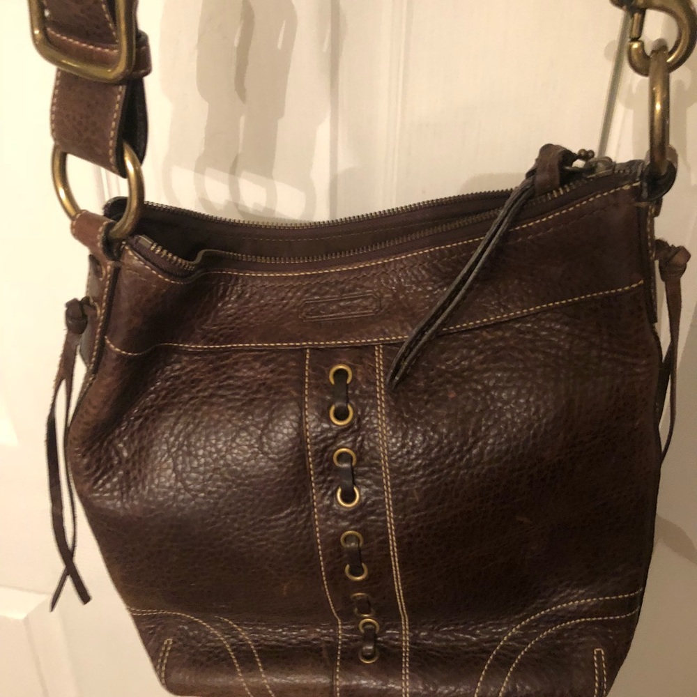 Coach cross over body purse